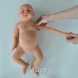 IVITA 20'' Silicone Reborn Baby GIRL Dolls Realistic Toddler Doll Lifelike Baby