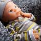 Ivita 22'' Full Body Platinum Silicone Reborn Baby Boy 5kg Lifelike Silicon Doll