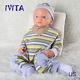 Ivita 22'' Lifelike Reborn Baby Doll Boy Full Body Silicone Toddler Baby 5kg
