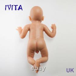 IVITA 22'' Silicone Reborn Dolls Baby Boy Kids Full Body Silicone Toddler