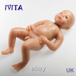 IVITA 22'' Silicone Reborn Dolls Baby Boy Kids Full Body Silicone Toddler