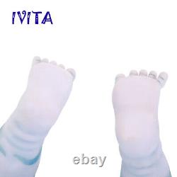 IVITA Avatar 20'' Eyes Closed Fairy Silicone Reborn Baby Handmade Cute Doll