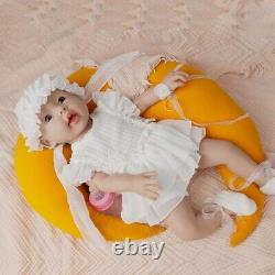 IVITA FULL BODY REBORN BABY DOLL Open Mouth WG1515,20 inch-4kg girl