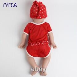 IVITA Full Body Silicone Reborn Baby Doll Newborn Baby Doll 19 inch 3791g-Girl