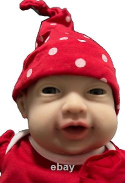 IVITA Full Body Silicone Reborn Baby Doll Newborn Baby Doll Open Mouth Handmade