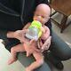 Ivita Full Silicone Reborn Baby Boy Doll 18'' Lifelike Infant Green Eyes Gift