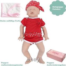 IVITA Handmade 19inch Full Body Silicone Reborn Baby girl, gorgeous and flexible