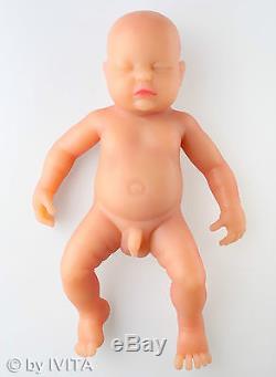 IVITA Lovely Baby Doll BOY Full Body Soft Solid Silicone Lifelike Infant Reborn
