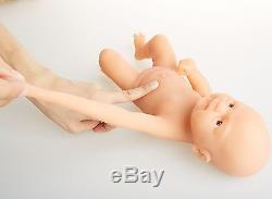IVITA Realistic Baby Doll Full Body Silicone Reborn Lifelike Baby Girl Toy 1650g