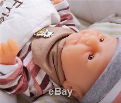 IVITA Reborn Baby Dolls Full Body Silicone Soft Touch Feeling Like A Real Baby