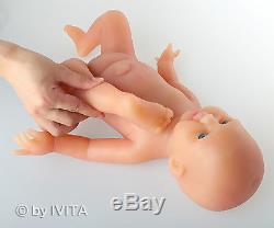 IVITA Reborn Doll Baby Toy Newborn Lifelike Full Body Soft Silicone Girl Dolls