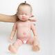 Ivita Reborn Doll Realistic Hair Rooted Lifelike Soft Silicone Sleeping Baby Toy