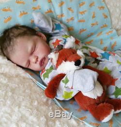 Incredibly Lifelike Sleeping Reborn Baby Doll SOLE Anastasia by Olga Auer