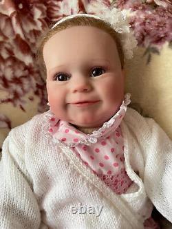 JILLY Beautiful baby reborn Girl doll Professionally weighted to 9.5 lbs