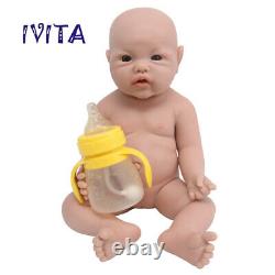 Kids Xmas Gifts Toy 42cm Super Soft Silicone Lifelike Reborn Baby Cute Girl Doll