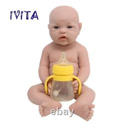 Kids Xmas Gifts Toy 42cm Super Soft Silicone Lifelike Reborn Baby Cute Girl Doll