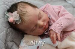 Laura sculpted by Bonnie Brown. Reborn Baby Doll with Hair & COA