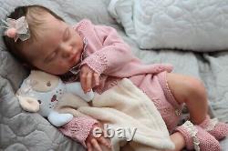 Laura sculpted by Bonnie Brown. Reborn Baby Doll with Hair & COA