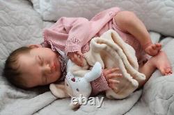 Laura sculpted by Bonnie Brown. Reborn Baby Doll with Hair & COA