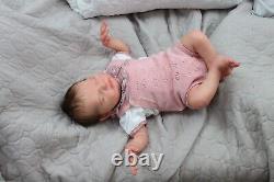 Laura sculpted by Bonnie Brown. Reborn Baby Doll with Hair & COA