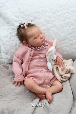 Laura sculpted by Bonnie Brown. Reborn Baby Doll with Hair & COA