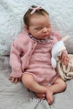 Laura sculpted by Bonnie Brown. Reborn Baby Doll with Hair & COA