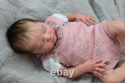 Laura sculpted by Bonnie Brown. Reborn Baby Doll with Hair & COA