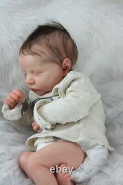 Levi sculpted by Bonnie Brown. Beautiful Reborn Baby Doll with COA