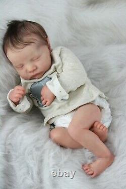 Levi sculpted by Bonnie Brown. Beautiful Reborn Baby Doll with COA