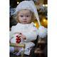 Lifelike 55 Cm Soft Cloth Body Reborn Baby Dolls 22 Pretty Girl Doll Painted