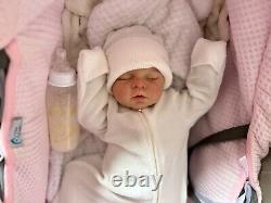 Lifelike Doll Noah Asleep Reva schick sleep Reborn Fake Baby Living Realistic