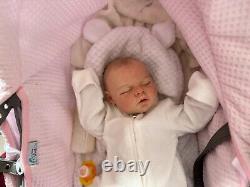 Lifelike Doll Noah Asleep Reva schick sleep Reborn Fake Baby Living Realistic