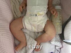 Lifelike Doll Sabrina Reva schick sleep Reborn Fake Baby Living Realistic