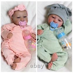 Lifelike Real Reborn Baby Dolls Newborn Girl/Boy/Twins Lifelike Babies Xmas Gift