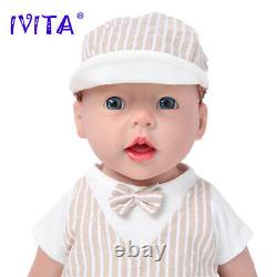 Lifelike Reborn Baby Doll 20Silicone Infant Smile Doll Prematur Birthday Gifts