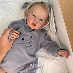 Lifelike Reborn Baby Doll Soft Cloth Body Realistic Toddler Girl Kids XMAS Gift
