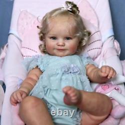 Lifelike Reborn Baby Girl Doll Full Body Silicone 20 Inch/51Cm Vinyl 3D Painted