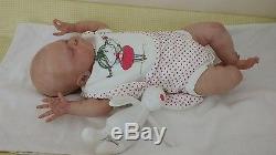Lifelike realistic reborn baby girl doll by AJP Doll Studio