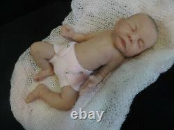 Lifelike silicone, full body, micro- preemie baby girl