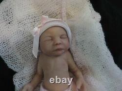 Lifelike silicone, full body, micro- preemie baby girl
