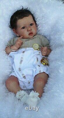 Lillbees lifelike reborn baby girl boy custom order saskia b brown coa