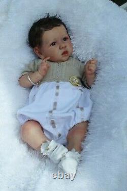 Lillbees lifelike reborn baby girl boy custom order saskia b brown coa