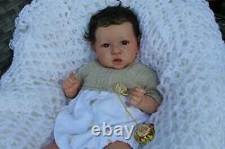 Lillbees lifelike reborn baby girl boy custom order saskia b brown coa