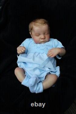 Lillbees stunning lifelike reborn baby Boy Levi B Brown With Coa