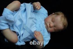 Lillbees stunning lifelike reborn baby Boy Levi B Brown With Coa