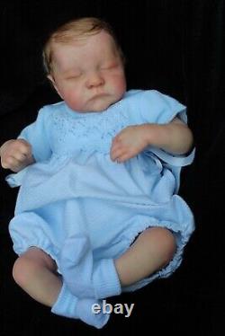 Lillbees stunning lifelike reborn baby Boy Levi B Brown With Coa