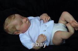 Lillbees stunning lifelike reborn baby Boy Levi B Brown With Coa