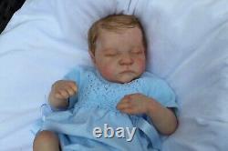 Lillbees stunning lifelike reborn baby Boy Levi B Brown With Coa