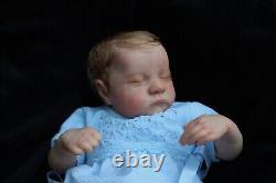 Lillbees stunning lifelike reborn baby Boy Levi B Brown With Coa