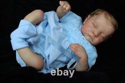 Lillbees stunning lifelike reborn baby Boy Levi B Brown With Coa